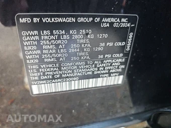 2024 Volkswagen Atlas Cross Sport 2.0T SE w/Technology - miniatura 14