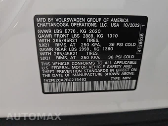 2024 Volkswagen Atlas Cross Sport 2.0T SEL Premium R-Line - miniatura 14