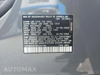 2024 Volkswagen Atlas Cross Sport 2.0T SEL R-Line - miniatura 5