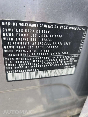 2024 Volkswagen Tiguan SE - miniatura 2