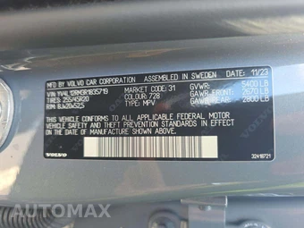 2024 Volvo XC60 B5 Ultimate Dark Theme - miniatura 5