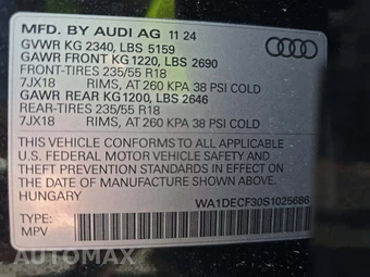 2025 Audi Q3 S line Premium - miniatura 5