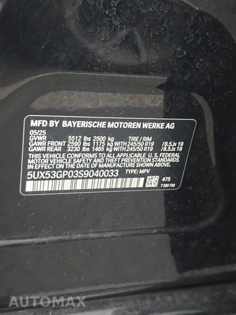 2025 BMW X3 30 xDrive M SPORT LINE - miniatura 15