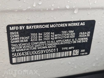 2025 BMW X5 Sports Activity Vehicle xDrive50e - miniatura 14