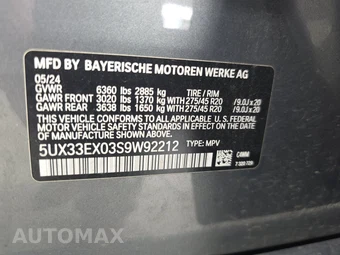 2025 BMW X6 Sports Activity Coupe xDrive40i - miniatura 21