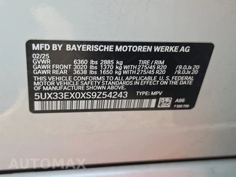 2025 BMW X6 Sports Activity Coupe xDrive40i - miniatura 21
