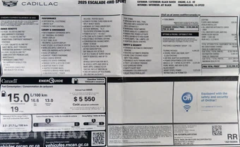 2025 Cadillac Escalade 4WD 4dr Sport - miniatura 32