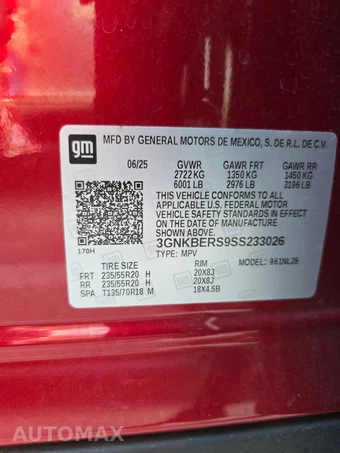 2025 Chevrolet Blazer RS 1RS – miniatura 14