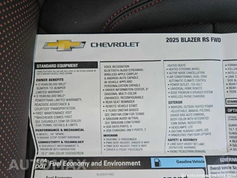 2025 Chevrolet Blazer RS 1RS - miniatura 81