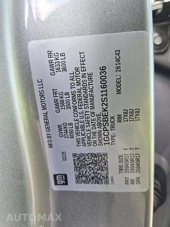 2025 Chevrolet Colorado WT Crew Cab Medium Bed 2WT - miniatura 2