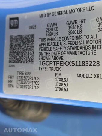 2025 Chevrolet Colorado ZR2 Crew Cab Medium Bed 4ZR - miniatura 5
