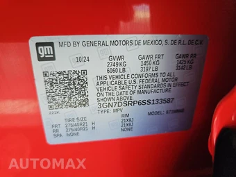 2025 Chevrolet Equinox EV RS 2RS - miniatura 14