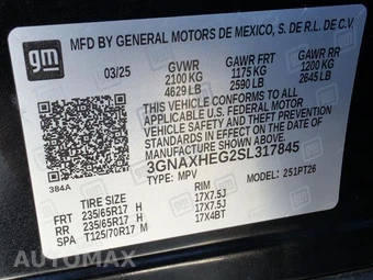 2025 Chevrolet Equinox LT 1LT - miniatura 9