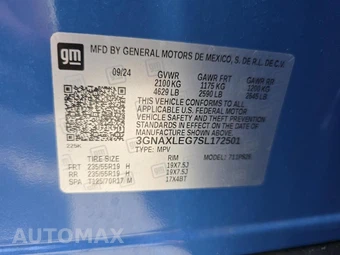 2025 Chevrolet Equinox RS 1RS - miniatura 11