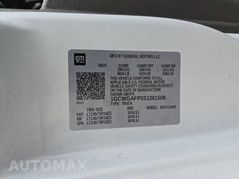 2025 Chevrolet Express 2500 Cargo Van 1WT 135.0" WB - miniatura 13