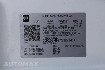 2025 Chevrolet Express 3500 Cargo Van 1WT 155.0" WB - miniatura 28