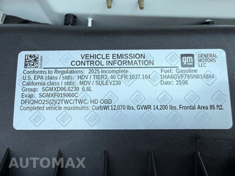 2025 Chevrolet Express 4500 Cutaway 2WT DRW 177.0" WB - miniatura 28