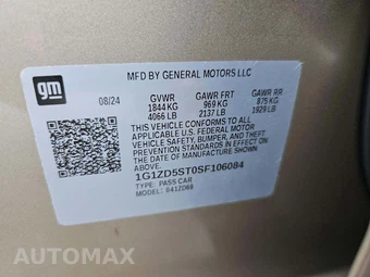 2025 Chevrolet Malibu LT 1LT – miniatura 5