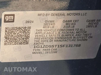 2025 Chevrolet Malibu LT 1LT - miniatura 5