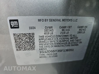 2025 Chevrolet Malibu LT 1LT - miniatura 14