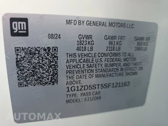2025 Chevrolet Malibu LT 1LT – miniatura 21