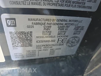 2025 Chevrolet Silverado 1500 Custom Crew Cab Medium Bed 1CX - miniatura 17