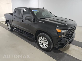 2025 Chevrolet Silverado 1500 Custom Crew Cab Short Bed 1CX - miniatura 3