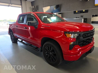 2025 Chevrolet Silverado 1500 Custom Crew Cab Short Bed 1CX - miniatura 3