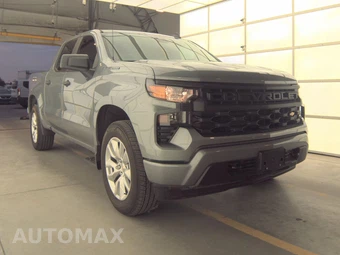 2025 Chevrolet Silverado 1500 Custom Crew Cab Short Bed 1CX - miniatura 3