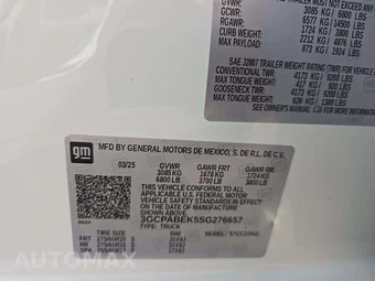 2025 Chevrolet Silverado 1500 Custom Crew Cab Short Bed 1CX - miniatura 5