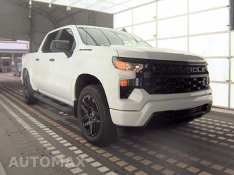2025 Chevrolet Silverado 1500 Custom Crew Cab Short Bed 1CX - miniatura 3
