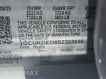 2025 Chevrolet Silverado 1500 LTZ Crew Cab Short Bed 1LZ - miniatura 14