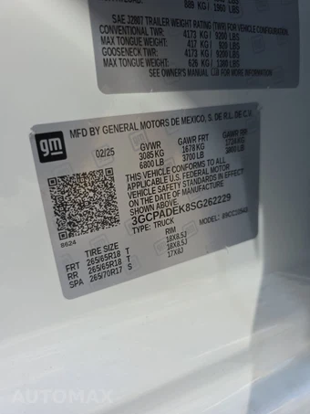 2025 Chevrolet Silverado 1500 RST Crew Cab Short Bed 1SP - miniatura 14