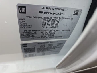 2025 Chevrolet Silverado 1500 WT Crew Cab Short Bed 1WT - miniatura 14