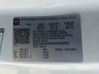 2025 Chevrolet Silverado 1500 WT Regular Cab Long Bed 1WT - miniatura 13