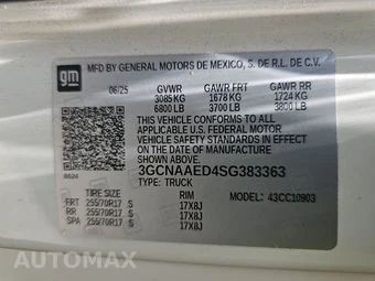 2025 Chevrolet Silverado 1500 WT Regular Cab Long Bed 1WT - miniatura 13