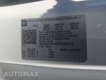 2025 Chevrolet Silverado 1500 WT Regular Cab Long Bed 1WT - miniatura 13