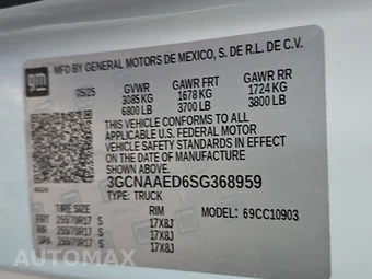 2025 Chevrolet Silverado 1500 WT Regular Cab Long Bed 1WT - miniatura 13
