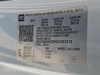 2025 Chevrolet Silverado 1500 WT Regular Cab Long Bed 1WT - miniatura 13