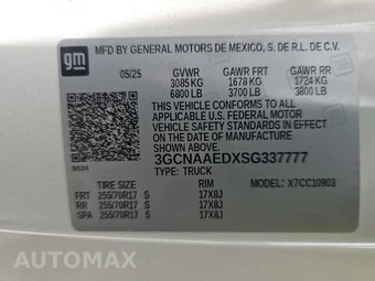2025 Chevrolet Silverado 1500 WT Regular Cab Long Bed 1WT - miniatura 13