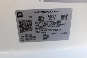 2025 Chevrolet Silverado 2500HD Custom Crew Cab Long Bed 1CX - miniatura 34