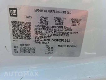 2025 Chevrolet Silverado 2500HD LT Crew Cab Long Bed 1LT - miniatura 5