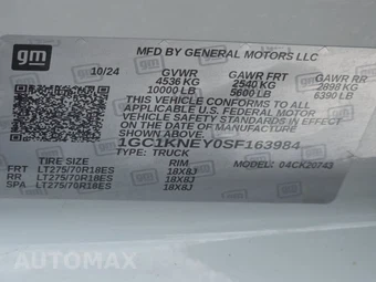 2025 Chevrolet Silverado 2500HD LT Crew Cab Medium Bed 1LT - miniatura 14