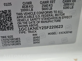 2025 Chevrolet Silverado 2500HD LT Crew Cab Medium Bed 1LT - miniatura 14