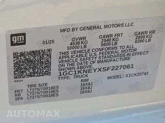2025 Chevrolet Silverado 2500HD LT Crew Cab Medium Bed 1LT - miniatura 14