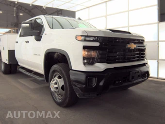 2025 Chevrolet Silverado 3500HD Cab Chassis Work Truck Crew Cab 1WT DRW - miniatura 4