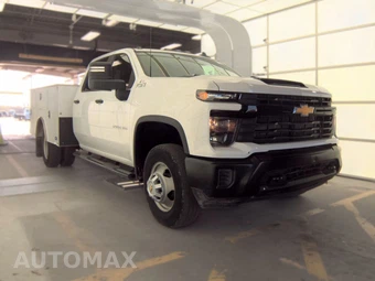 2025 Chevrolet Silverado 3500HD Cab Chassis Work Truck Crew Cab 1WT DRW - miniatura 3
