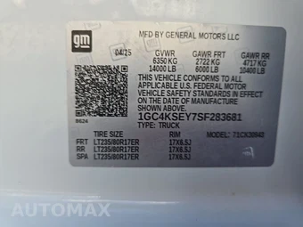 2025 Chevrolet Silverado 3500HD Work Truck Crew Cab Long Bed 1WT DRW - miniatura 14