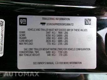2025 Chevrolet Tahoe Z71 2Z7 - miniatura 3