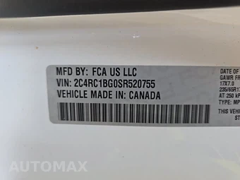 2025 Chrysler Pacifica Select 121.6" WB - miniatura 15